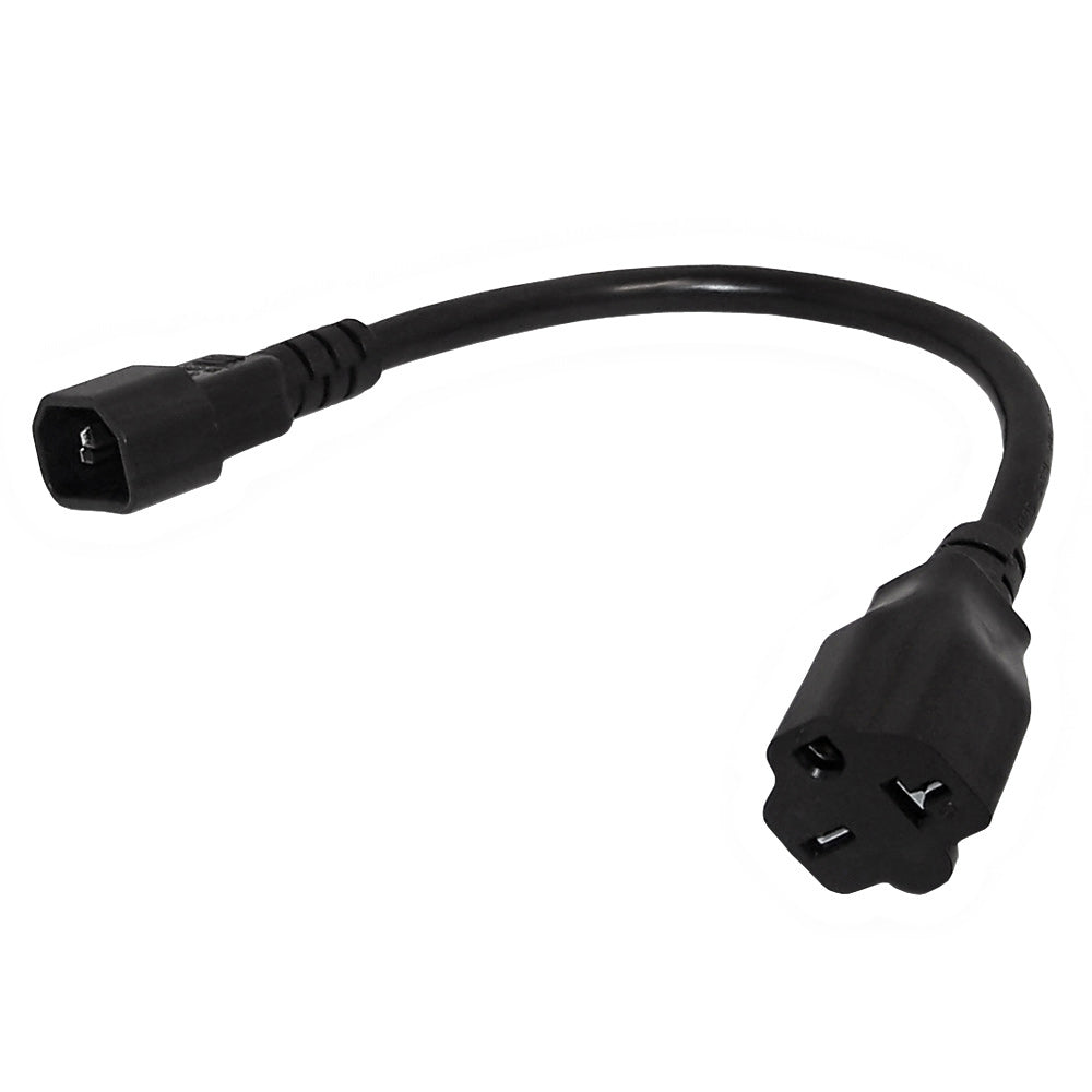 C14 C13 13A 250V Power Cord - Black