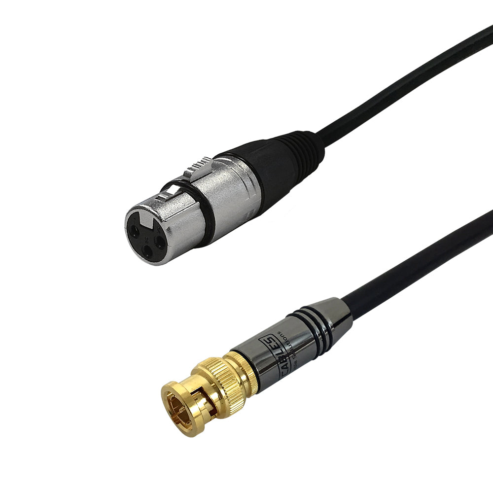 Premium Phantom Cables Xlr Female To Bnc Male Unbalanced Cable