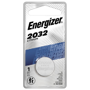 Energizer Coin Cell Battery 3V Size CR2032 Lithium 1 per pack