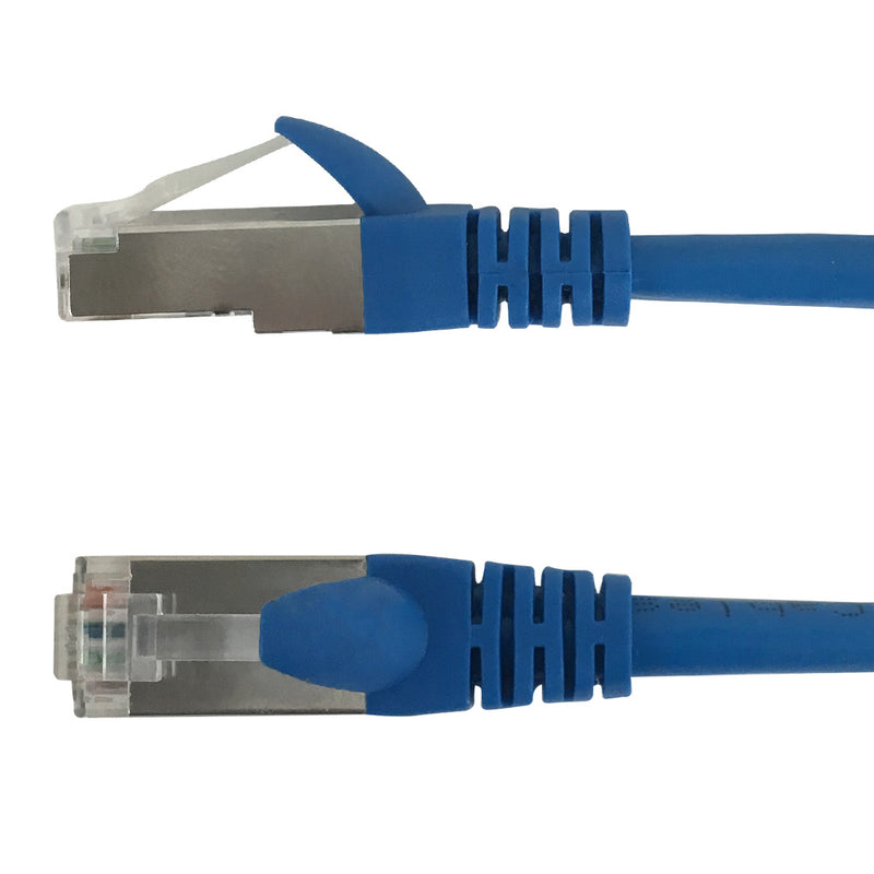 RJ45 Cat5e F/UTP Solid Shielded 23AWG Molded Patch Cable - CMP Plenum Rated