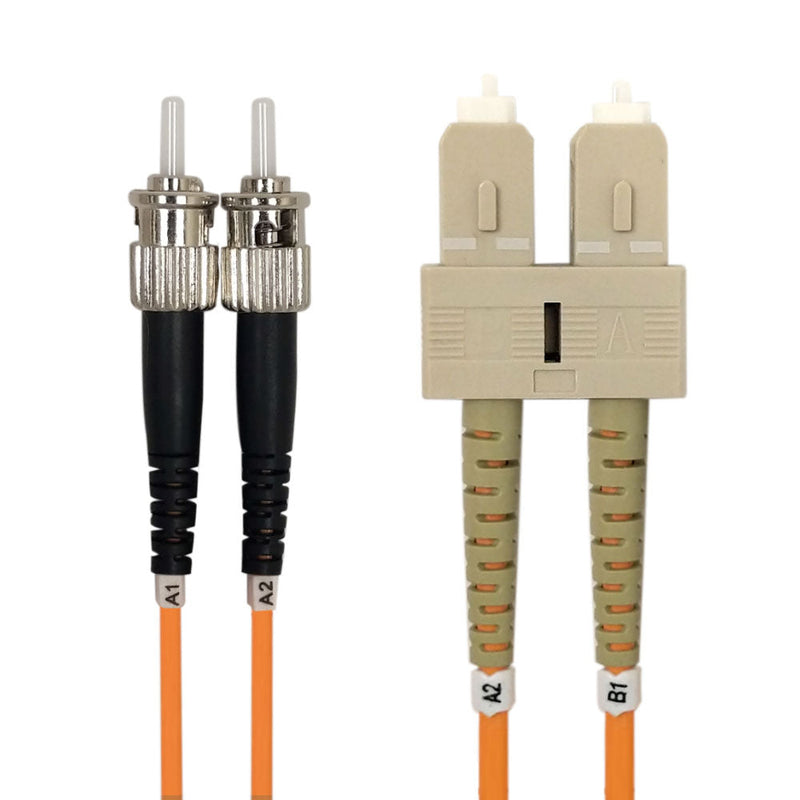 OM1 Multimode Duplex SC/ST 62.5 Micron - Fiber Optic Patch Cable - 3mm Jacket - LSZH/OFNR