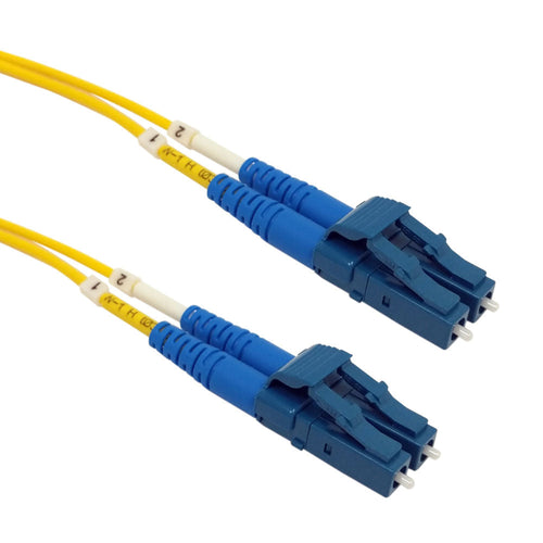 1 Meter OS2 LC to LC Fiber Optic Cable - Single Mode Duplex Fiber