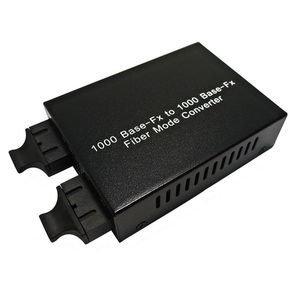 10/100/1000 multimode to singlemode converter - 20km - Bi-directional SC (1310nm)