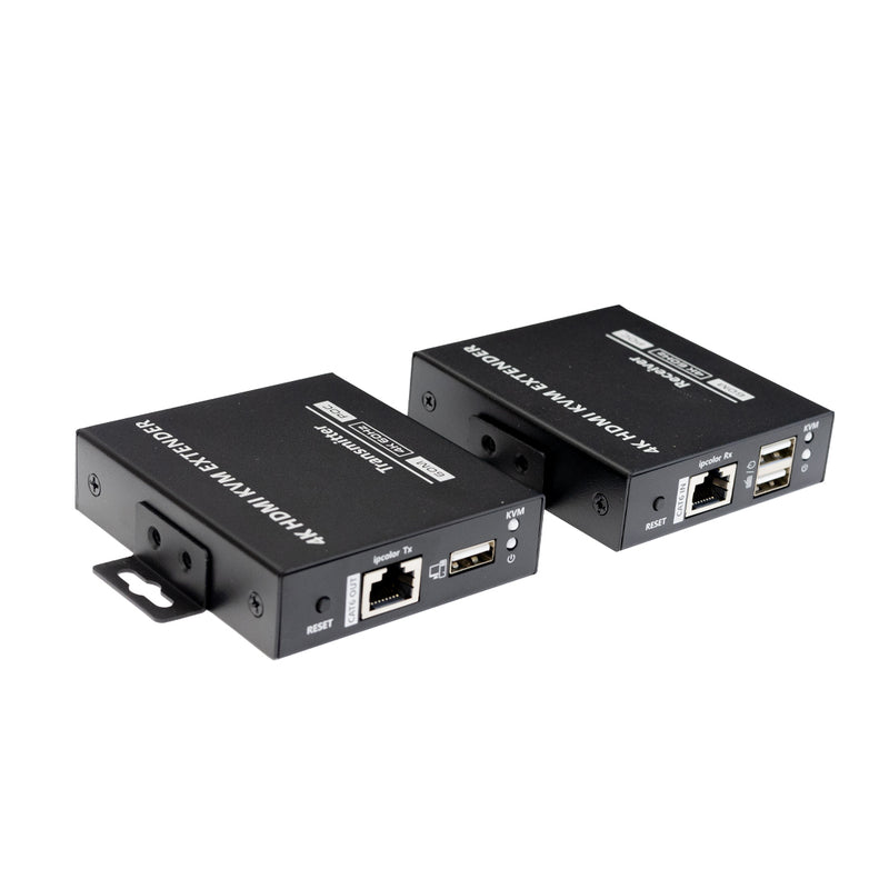 HDMI/USB KVM Extender 4K@60Hz Over CAT6/6A/7 Cable - 60M