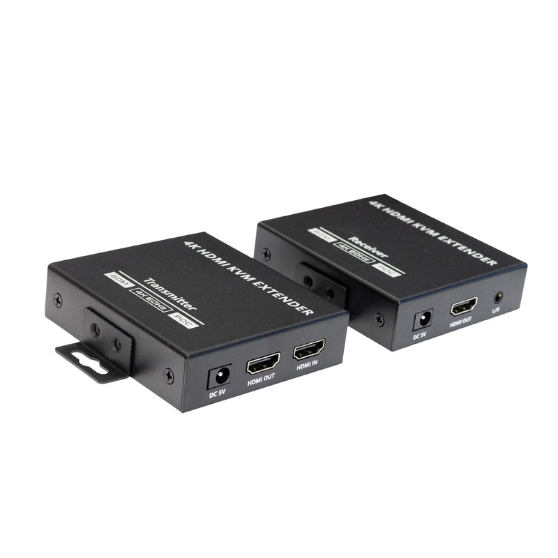 HDMI/USB KVM Extender 4K@60Hz Over CAT6/6A/7 Cable - 60M