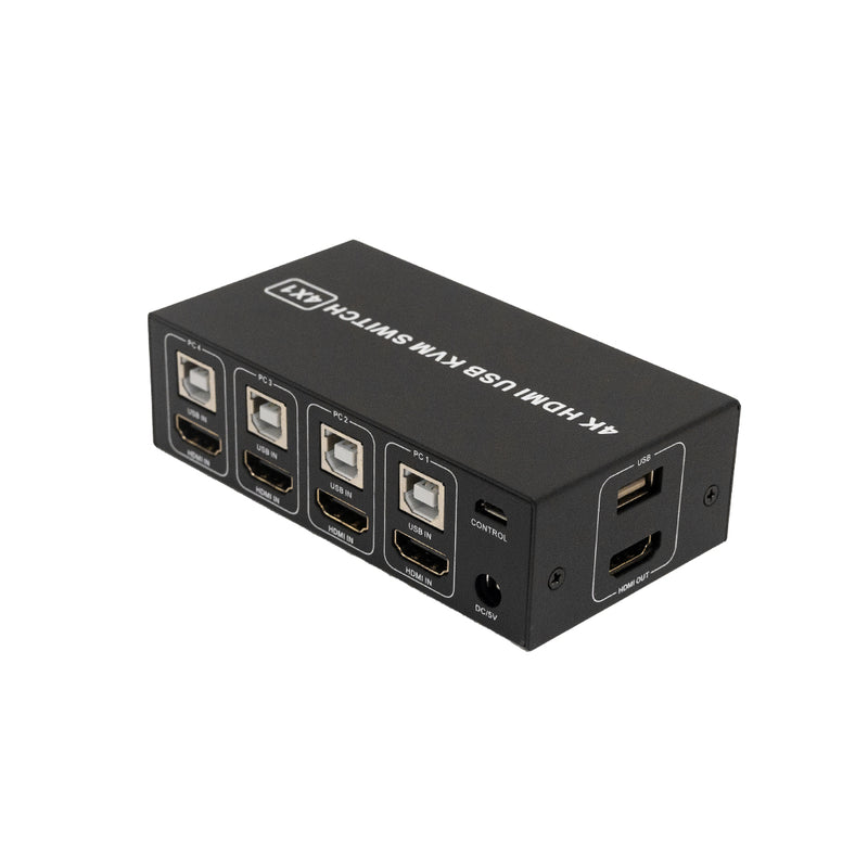 4-Port KVM Switch HDMI/USB (4K@60hz)