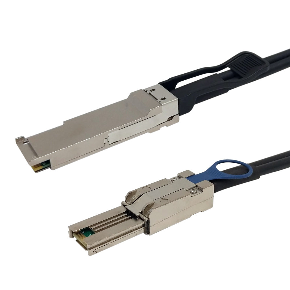 QSFP+ (SFF-8436) to External Mini-SAS (SFF-8088) Cable - Cisco Compati