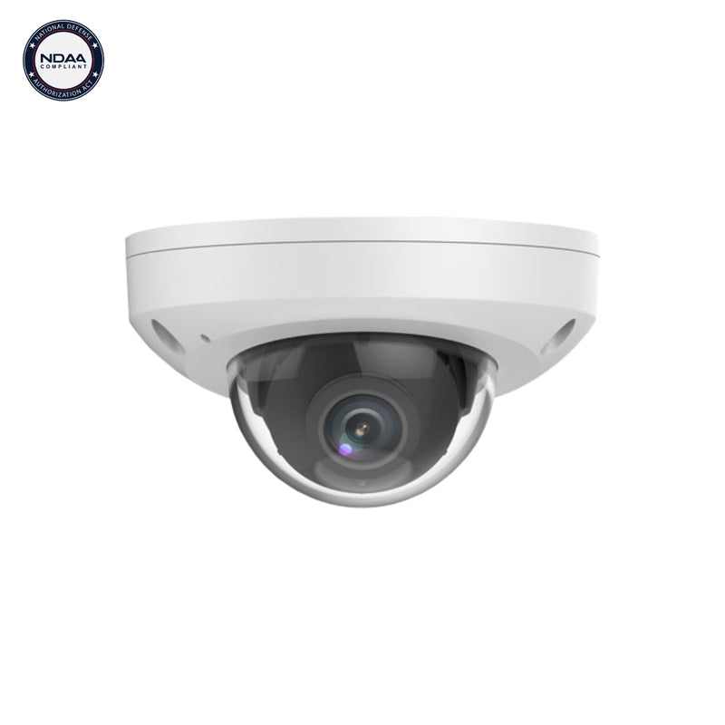 4MP Mini Dome IP Camera + Audio - Fixed Lens - Smart IR - IK10 IP67 Rated