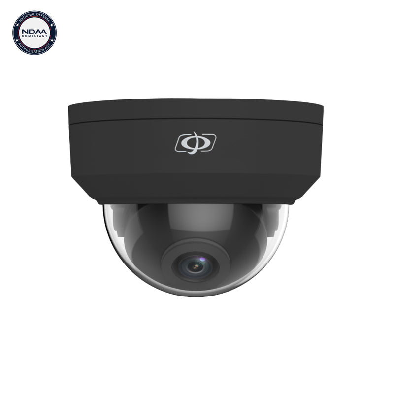 4MP Dome IP Camera - Fixed Lens - Smart IR - HLC - IK10 IP67 Rated