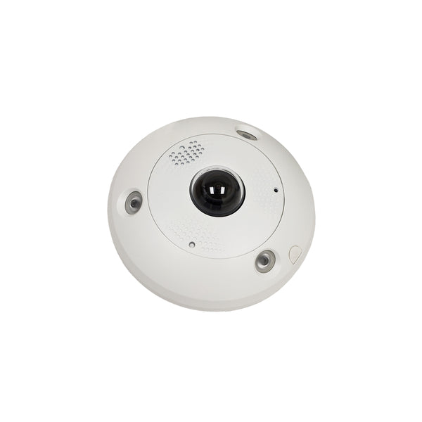 6MP Fisheye IP Fixed Dome Camera Outdoor IP66 - White