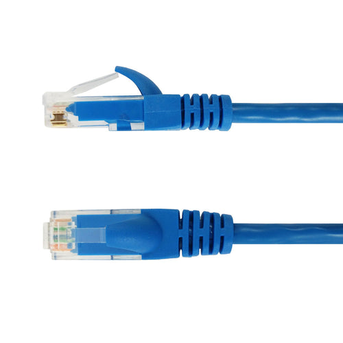 Cat6 Ethernet Cable - 20 ft - Blue - Patch Cable - Molded Cat6