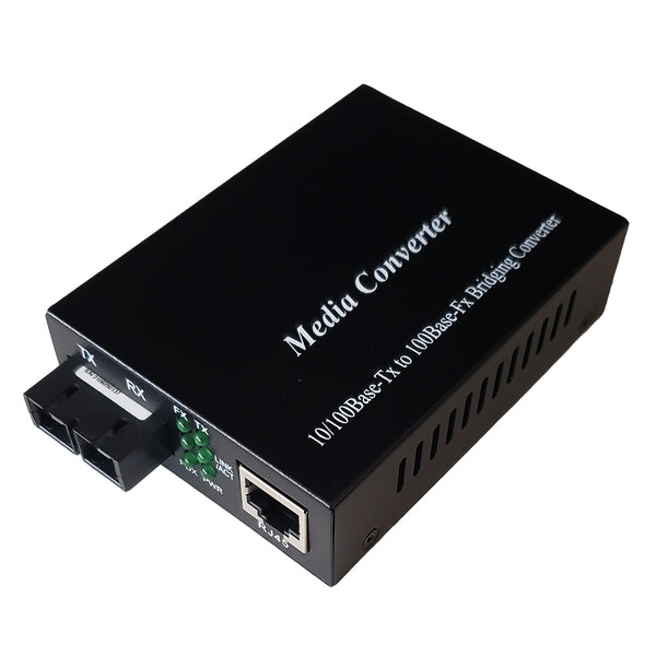 Convertisseur média fibre vers Ethernet, SC Multimode, MC100CM