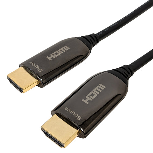 HDMI Active Optical Cable (AOC) 8k @ 60Hz 48 Gbps Plenum Rated HDR 15M 49  ft