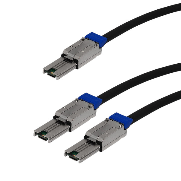 1m External mini-SAS (SFF-8088) to 2x External mini-SAS (SFF-8088) 6G