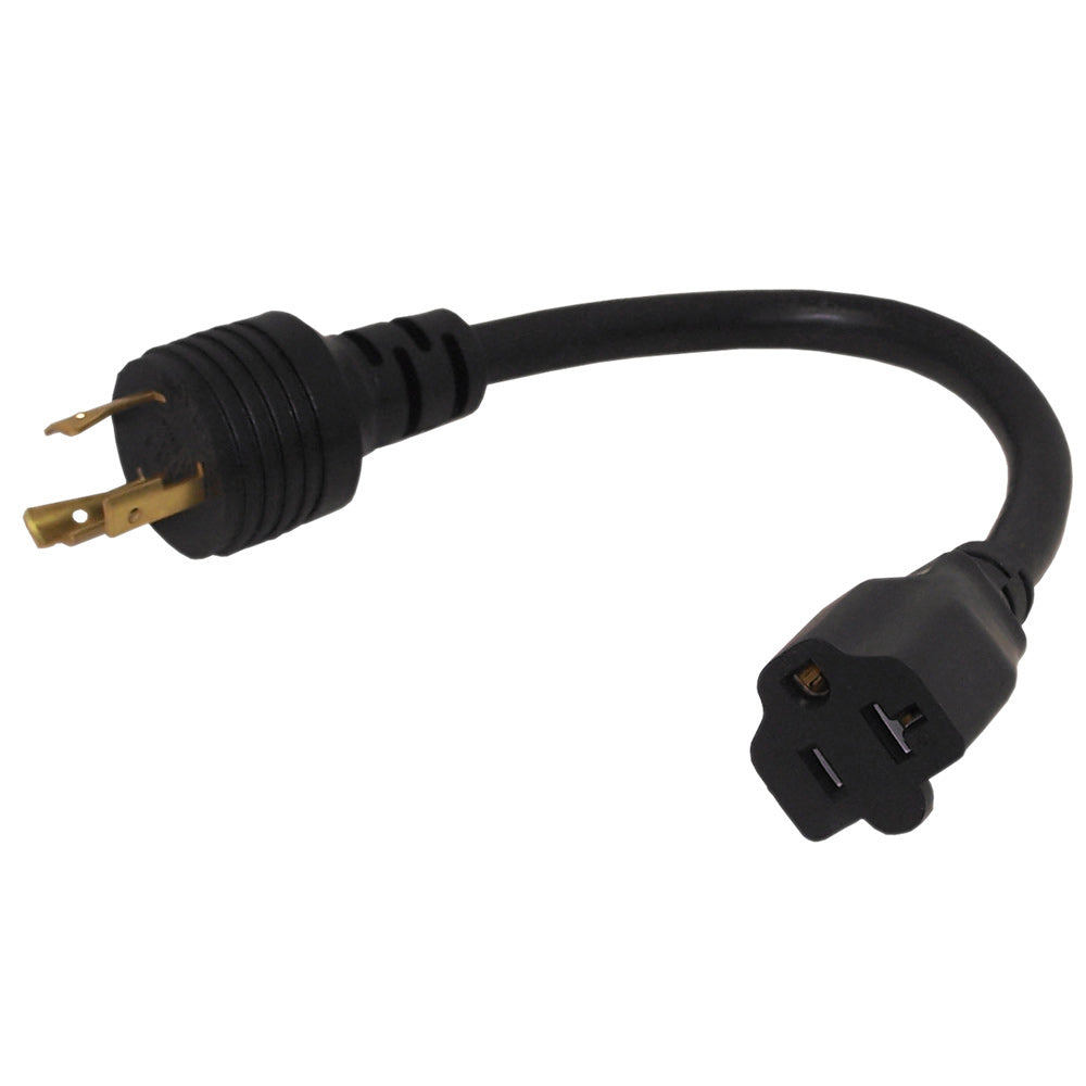 1ft NEMA L5-20P to NEMA 5-20R Power Cable - 12AWG - SJT Jacket