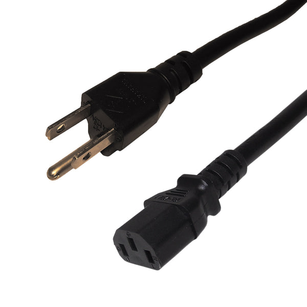 JIS 8303 (Japan) to IEC C13 - VCTF 1.25 (12A 125V) Power Cord