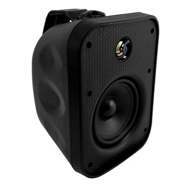 5.25 Inch Indoor/Outdoor Wall Mounted Speaker (Single) - 70V/100V - 80W Max  - IP56 Rated - Black