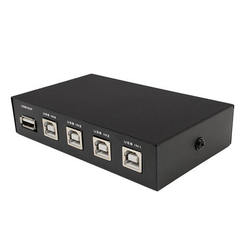 Programmable Industrial 4-port USB Switch for USB-C